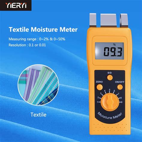 Textile Moisture Meter Brand manufacturer|moisture meter for fabric.